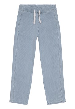 The New Jesse Uni striped pants - White swan